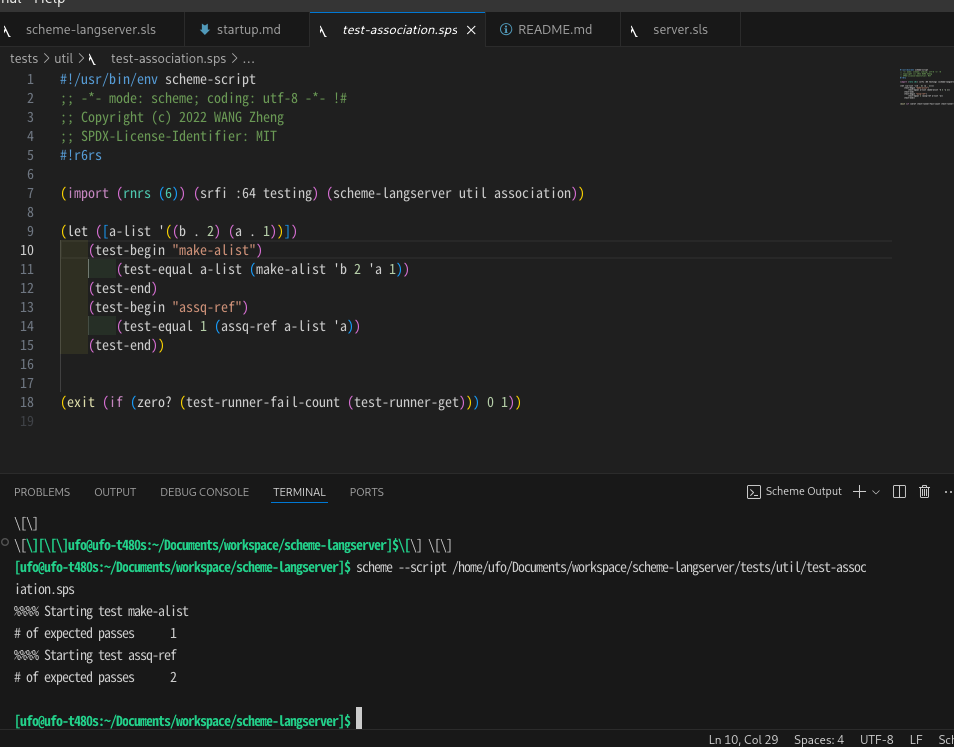 Run Scheme Script